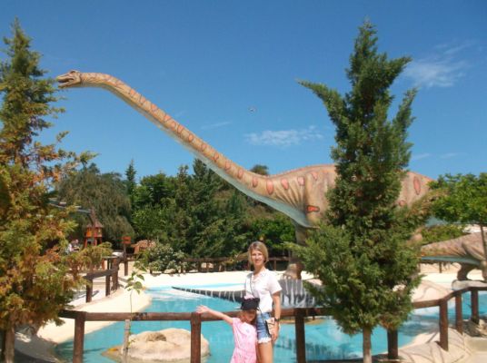Gouves - Kréta - Řecko - Dinosauria park.