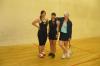 squash camp - Martina, Jana a Jitka na tréninku